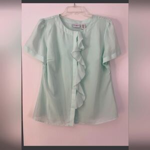 Soft mint blouse